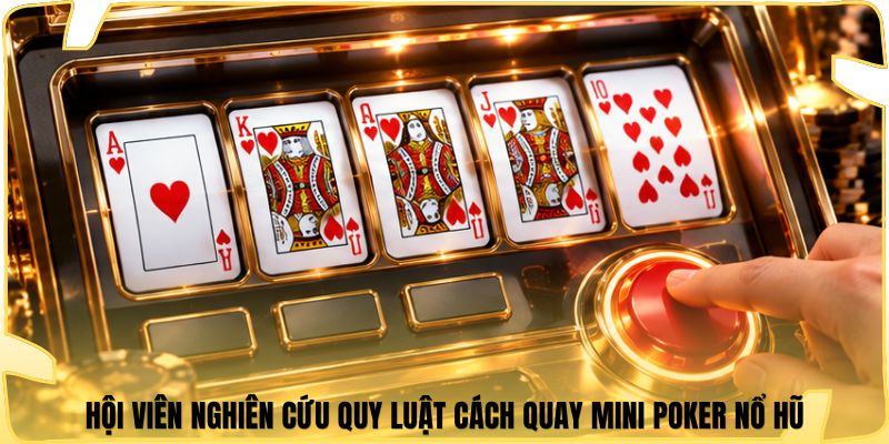 Hội viên nghiên cứu quy luật cách quay mini poker nổ hũ