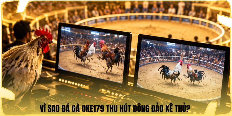 Vì sao đá gà Oke179 thu hút đông đảo kê thủ? 